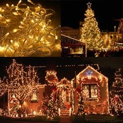 Discount 🌟 300 LED ❄ Christmas Lights, 98.5FT Xmas String Light 8 Lighting Modes, Plug In Waterproof Mini Lights For Outdoor Indoor Holiday ❄ Christmas Tree Wedding Party Bedroom Decorations (Warm White) 😀 -Lighting & Ceiling Fans Shop 61r1CJV6E1L