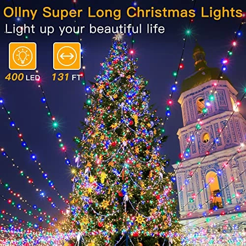 Hot Sale ๐คฉ Christmas Lights Outdoor, 131FT 400 LED ๐
Christmas Tree Lights, 11 Modes Warm White And Multi Color Changing String Lights With Remote, For Weddings Xmas Party Decorations - IP44 Waterproof ๐ 3 Hot Sale ๐คฉ Christmas Lights Outdoor, 131FT 400 LED ๐
Christmas Tree Lights, 11 Modes Warm White And Multi Color Changing String Lights With Remote, For Weddings Xmas Party Decorations - IP44 Waterproof ๐