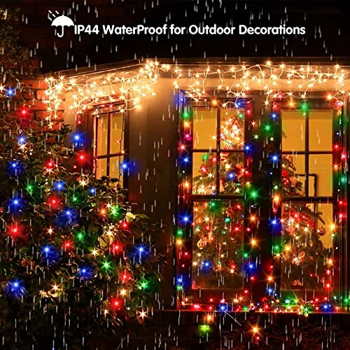 Outlet ๐คฉ Led ๐ Christmas Lights Outdoor ๐ Christmas Decorations Hanging Lights 400LED 8 Modes 75 Drops, Outdoor Indoor Fairy String Lights For Party, Holiday, Wedding Decorations (Multicolor) โ 6 Outlet ๐คฉ Led ๐ Christmas Lights Outdoor ๐ Christmas Decorations Hanging Lights 400LED 8 Modes 75 Drops, Outdoor Indoor Fairy String Lights For Party, Holiday, Wedding Decorations (Multicolor) โ - Image 4