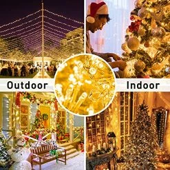 Best Sale 😀 168FT 600 LED 🎁 Christmas Lights Outdoor Waterproof 8 Modes Indoor 🎁 Christmas String Lights Warm White 🎁 Christmas Tree Lights Plug In For Room Bedroom Wedding Party Holiday Decorations 🌟 -Lighting & Ceiling Fans Shop 61wLhtww75L 1