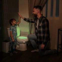 New ❤️ Toilet Bowl Night Light - 16 Color LED, Motion Sensor & Dimmer - Funny 🎂 Birthday Gag Gifts For Men, Dad, Him, Husband, Seniors - Fun 🎄 Christmas Gift Idea, Best Cool Boys Stocking Stuffer 🌟 -Lighting & Ceiling Fans Shop 71IVTltDI6L