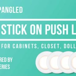 Flash Sale 👏 Ap Light Push Lights STAR-SPANGLED Mini Night Touch Light LED Puck Lights Portable Under Cabinet Lighting Battery Operated Powered DIY Stick On Lights Wireless Closet Counter Kitchen Warm White 5Pack 🥰 -Lighting & Ceiling Fans Shop 71hbwWZT2TL