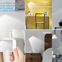 Best Sale ⌛ LED Desk Lamp With Flexible Gooseneck 3 Level Brightness, Battery Operated Table Lamp 5W Touch Control, Compact Portable Lamp For Dorm Study Office Bedroom, Eye-Caring And Energy Saving Black 🎉 -Lighting & Ceiling Fans Shop 71j6geygmnL