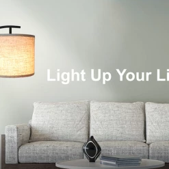 Best reviews of 🎉 Floor Lamp For Living Room With 3 Color Temperatures LED Bulb, Standing Lamp Tall Industrial Floor Lamp Reading For Bedroom, Office (9W LED Bulb, Beige Lampshade Included) -Black Oil-rubbed Bronze 😍 -Lighting & Ceiling Fans Shop 81CUAtBJAaL