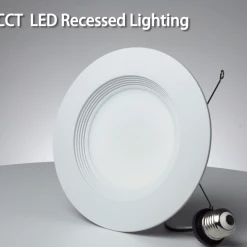 Hot Sale 🎉 5/6 Inch 3CCT LED Recessed Lighting 12 Pack, Dimmable, IC & Damp Rated, 12.5W=100W, 950LM Can Lights With Baffle Trim, 3000K/4000K/5000K Selectable, Retrofit Installation - ETL & FCC Certified 2700k/3000k/4000k/5000k/6000k-5cct 🌟 -Lighting & Ceiling Fans Shop 91WF8kpz5GL