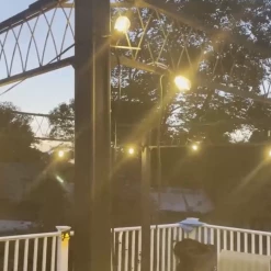 Discount 🎁 LED Outdoor String Lights 48Ft With Dimmable Edison Vintage Shatterproof Bulbs And Commercial Grade Weatherproof Strand Heavy-Duty Decorative Cafe, Patio, Market Ligh ✔️ -Lighting & Ceiling Fans Shop A1Bl5ZHrbSL