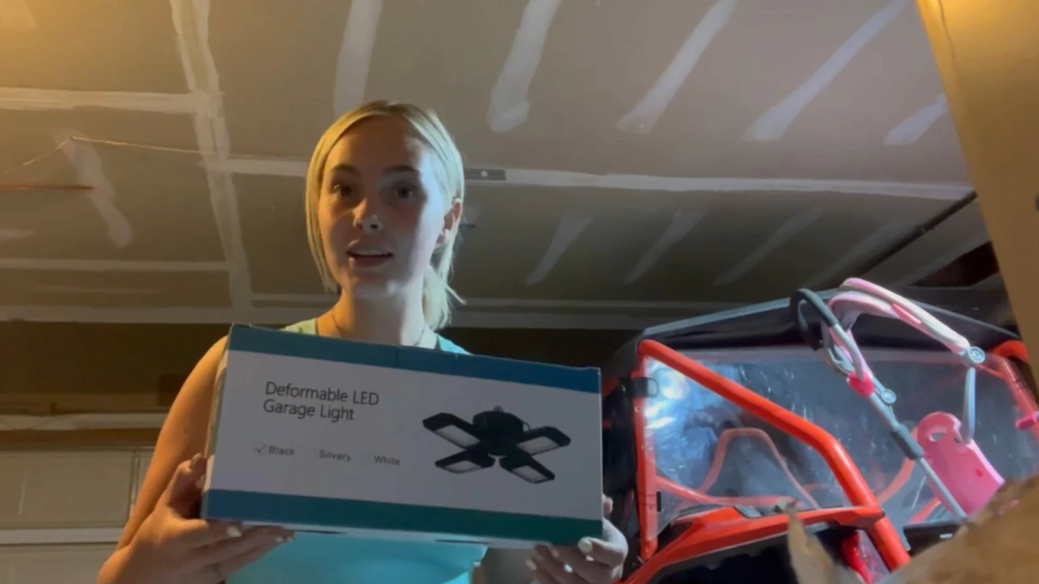 Coupon π₯° 2 - Pack LED Garage Lights 120W - 6500K Garage Lights Ceiling LED, 12000LM Deformable LED Garage Lighting Fixture, Shop Lights For Garage, Basement, Barn, High Bay Ligh π€© 8 Coupon π₯° 2 - Pack LED Garage Lights 120W - 6500K Garage Lights Ceiling LED, 12000LM Deformable LED Garage Lighting Fixture, Shop Lights For Garage, Basement, Barn, High Bay Ligh π€© - Image 6