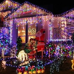 Outlet ๐คฉ Led ๐ Christmas Lights Outdoor ๐ Christmas Decorations Hanging Lights 400LED 8 Modes 75 Drops, Outdoor Indoor Fairy String Lights For Party, Holiday, Wedding Decorations (Multicolor) โ 13 Outlet ๐คฉ Led ๐ Christmas Lights Outdoor ๐ Christmas Decorations Hanging Lights 400LED 8 Modes 75 Drops, Outdoor Indoor Fairy String Lights For Party, Holiday, Wedding Decorations (Multicolor) โ -Lighting & Ceiling Fans Shop A1uO86lXBFL