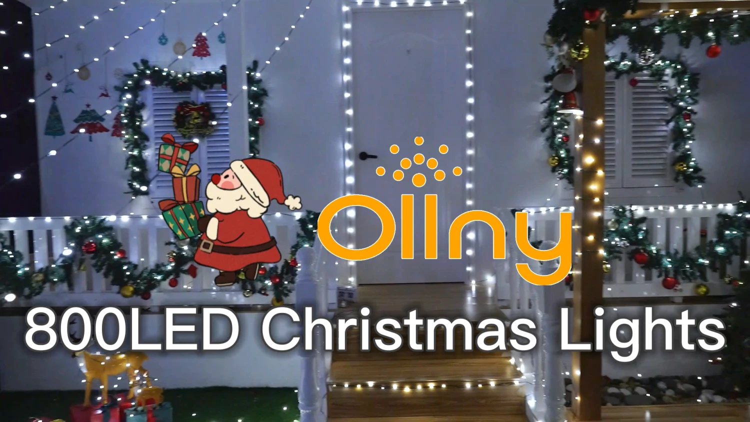 Budget ๐ฏ Christmas Lights Outdoor-800LED 262FT Long Plug In Green Wire ๐ Christmas Tree Lights With Remote-IP67 Waterproof 8 Modes With Timer For House Indoor ๐ฆ Halloween Decorations (Cool White) โ๏ธ 8 Budget ๐ฏ Christmas Lights Outdoor-800LED 262FT Long Plug In Green Wire ๐ Christmas Tree Lights With Remote-IP67 Waterproof 8 Modes With Timer For House Indoor ๐ฆ Halloween Decorations (Cool White) โ๏ธ - Image 6